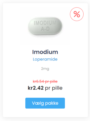 Imodium pris i Danmark